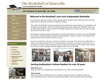 Tablet Screenshot of bookshelfbatesville.com